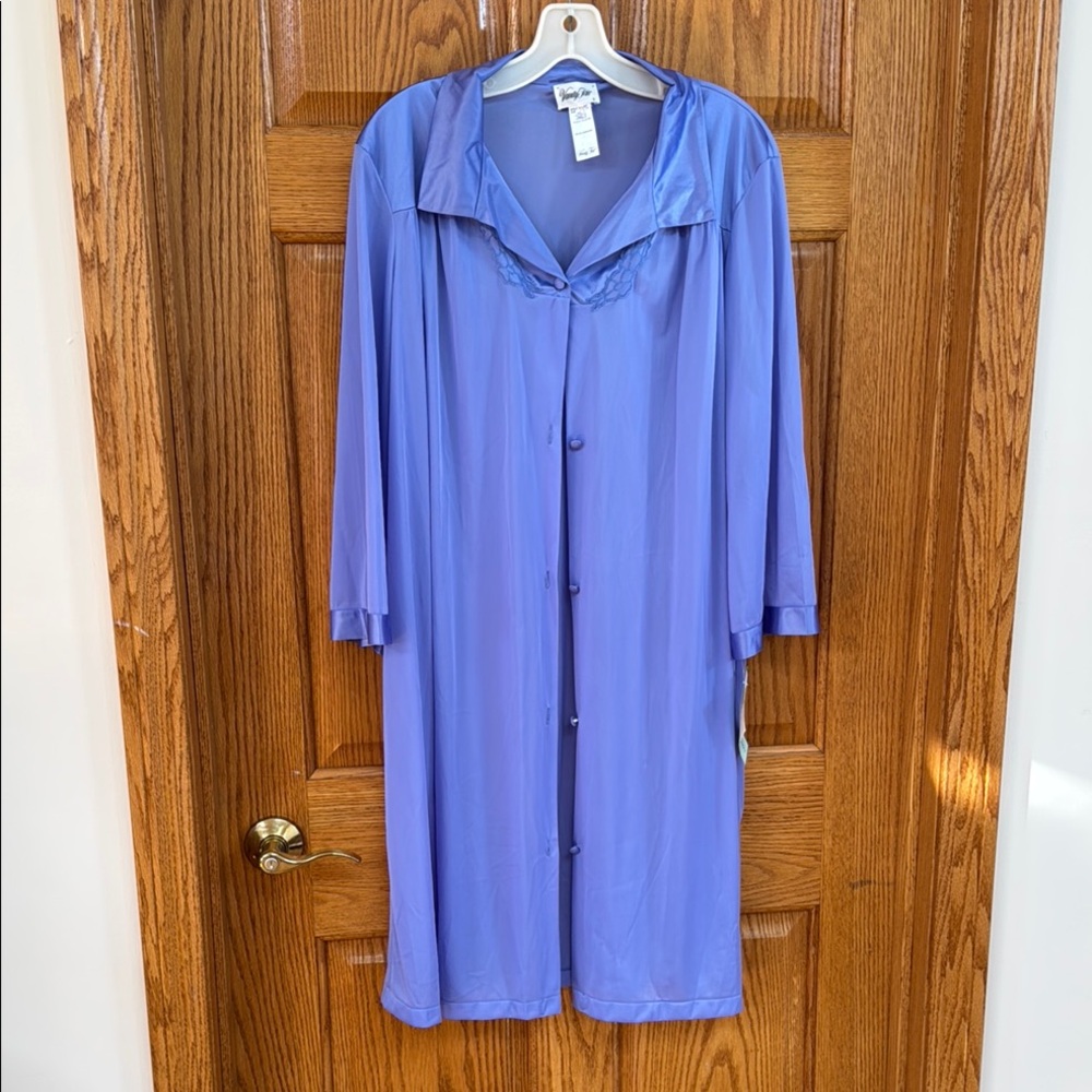 Elegant Blue Women's Sleepwear Robe